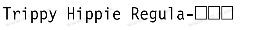 Trippy Hippie Regula字体转换